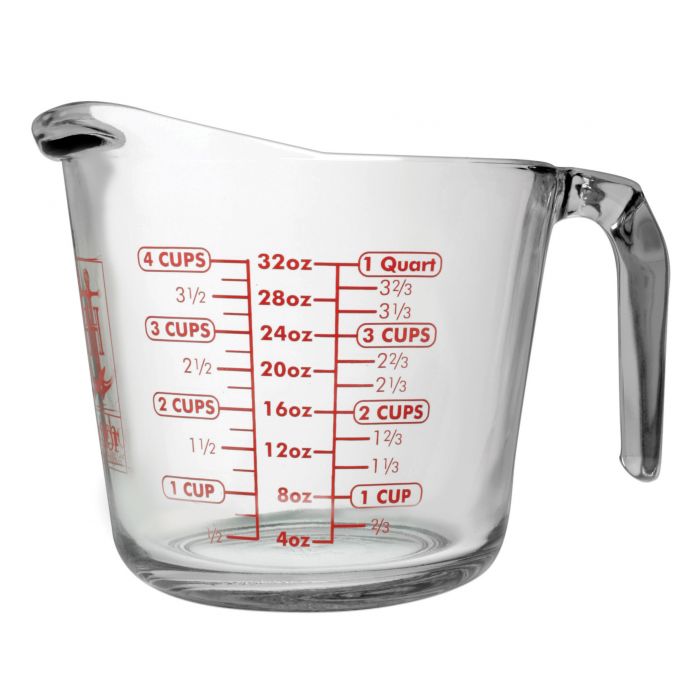 HIC Anchor 32 oz. Glass Measuring Cup