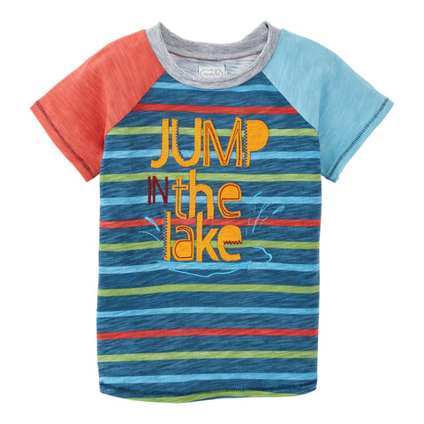 Mudpie Baby Toddler Lake Fishing Shirt 2T-3T