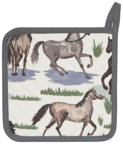 Now Designs All The Pretty Horses Pot Holder