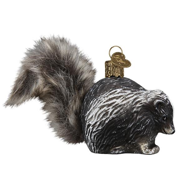 Old World Christmas Ornament Vintage Skunk