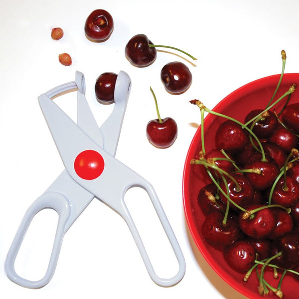 Norpro Deluxe Cherry/ Olive Pitter White