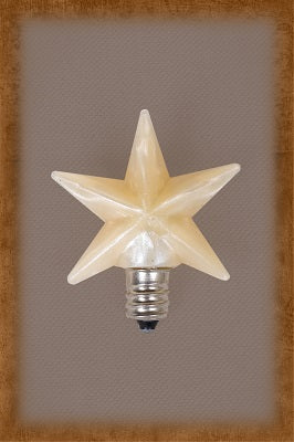 Vickie Jean's Creations Medium Star Warm Candelabra Bulb