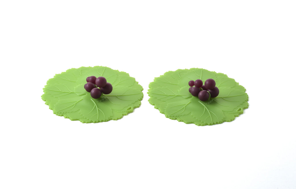 Charles Viancin Silicone Drink Cover Set of 2 Grape