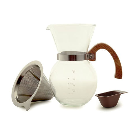 Norpro Pour Over Coffee Maker with Stainless Steel Filter