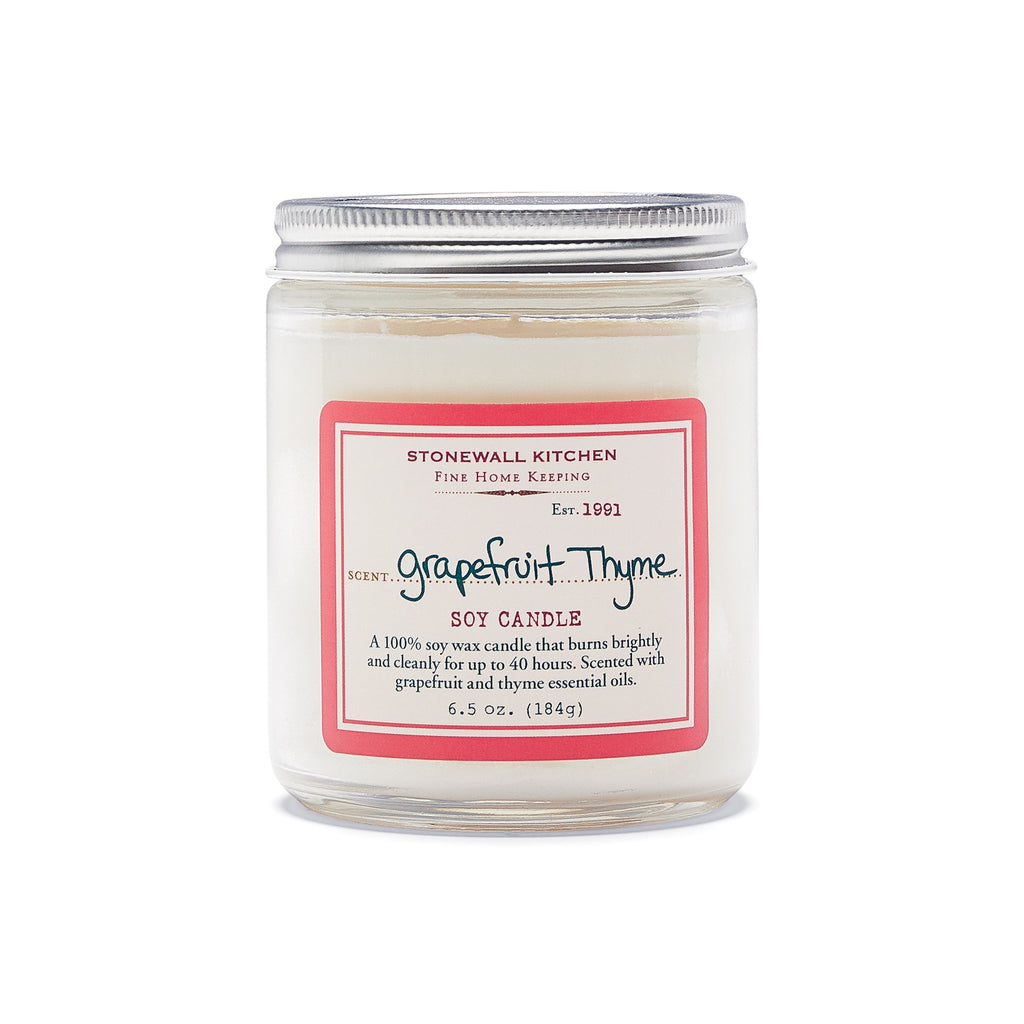 Stonewall Kitchen Grapefruit Thyme Soy Candle