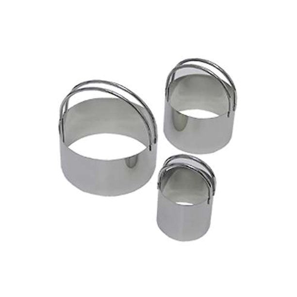 R&M Stainless Steel Biscuit Cutter Set of 3