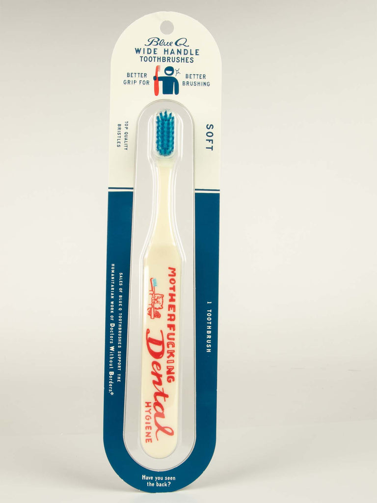 Blue Q Toothbrush Motherfucking Dental Hygiene