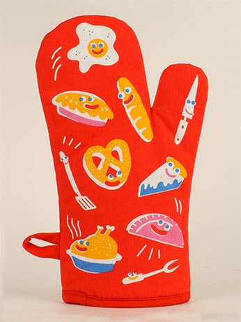 Blue Q Smells Like Happy Oven Mitt