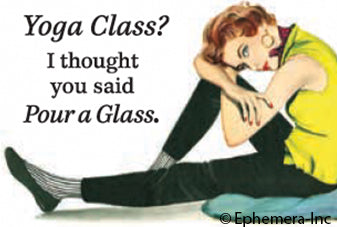 Ephemera Magnet Yoga Class?
