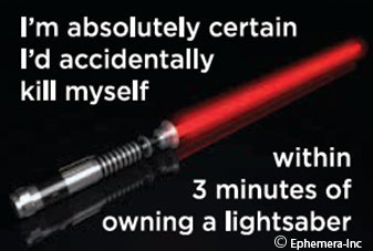 Ephemera Magnet Lightsaber