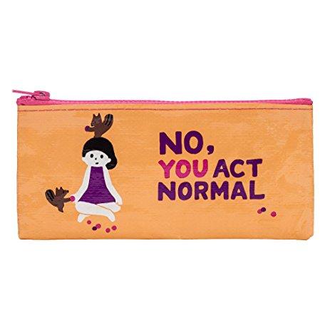 Blue Q Pencil Case No You Act Normal