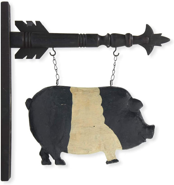 K&K HO Black & White Pig