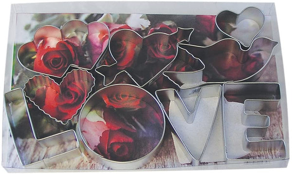 R&M 9 Pc Love Cookie Cutter Set