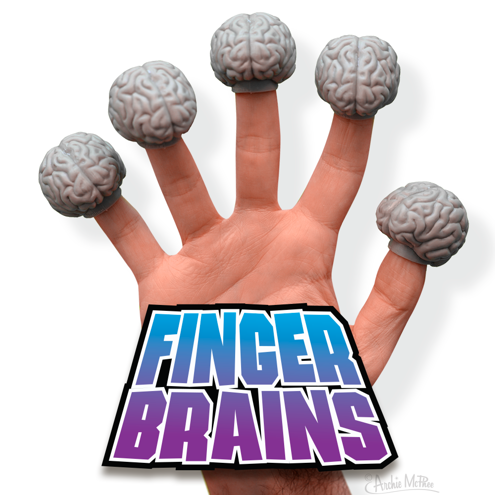 Brain Finger Puppet