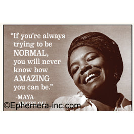 Ephemera Magnet Maya Angelou