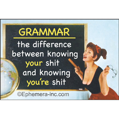 Ephemera Magnet Grammar Difference