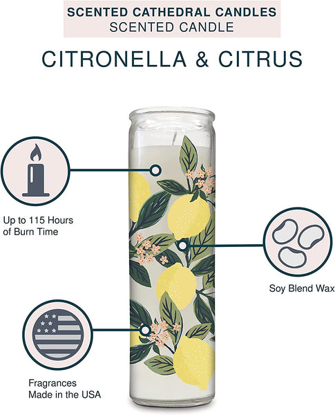Studio Oh! Citronella & Citrus Cathedral Candle