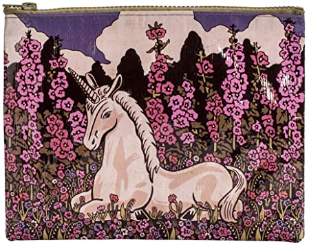 Blue Q Zipper Pouch Unicorn