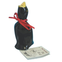 R&M 4" Black Porcelain Pie Bird