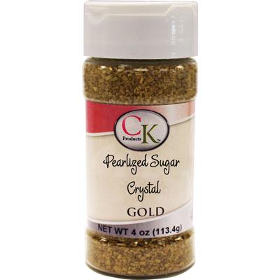 CKP Gold Pearlized Sugar Crystals