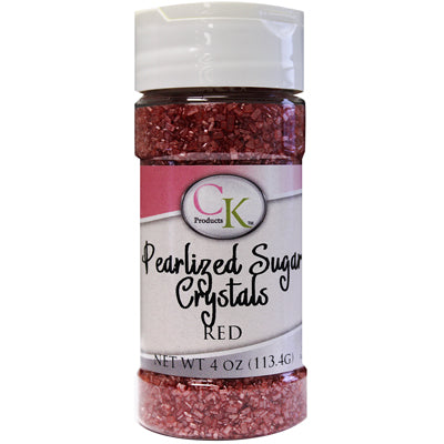 CKP Red Pearlized Sugar Crystals