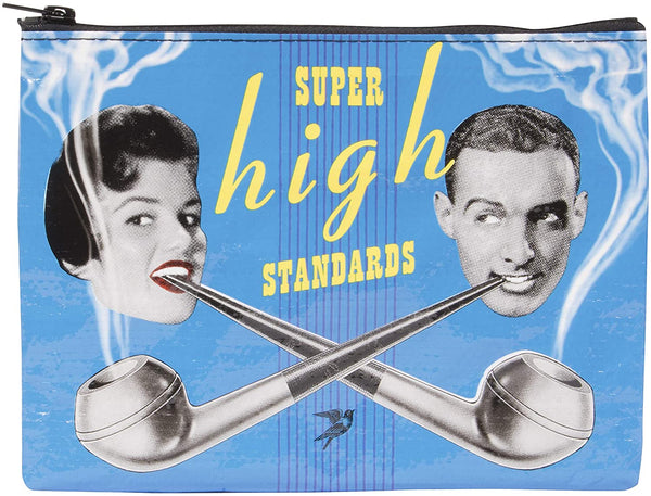 Blue Q Zipper Pouch Super High Standards