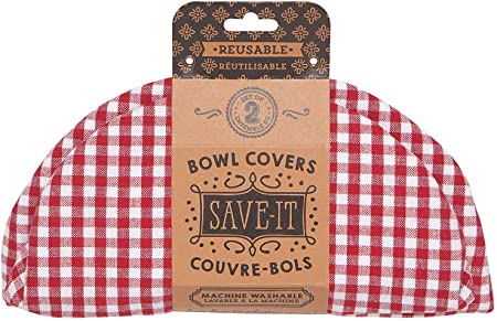 Now Design Bowl Covers Gingham Set of 2