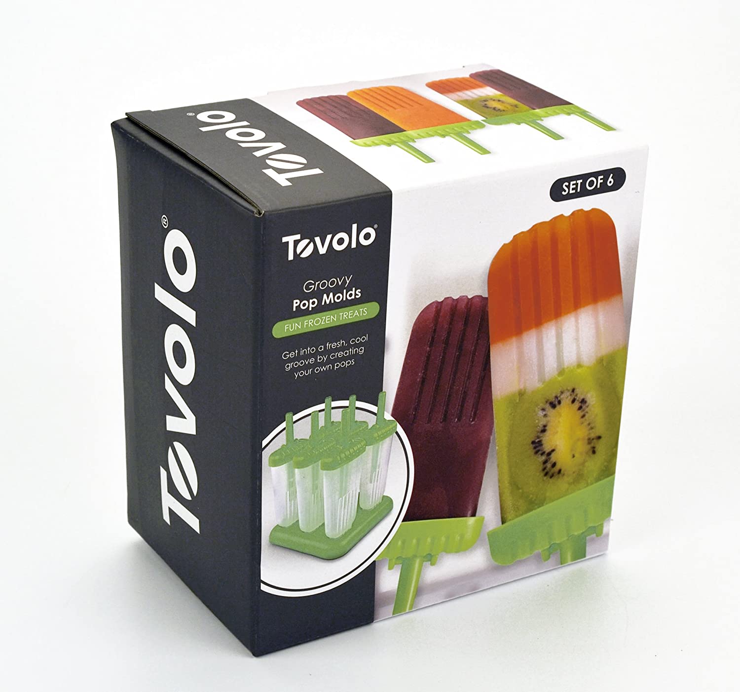 Tovolo Groovy Pop Molds - Yellow