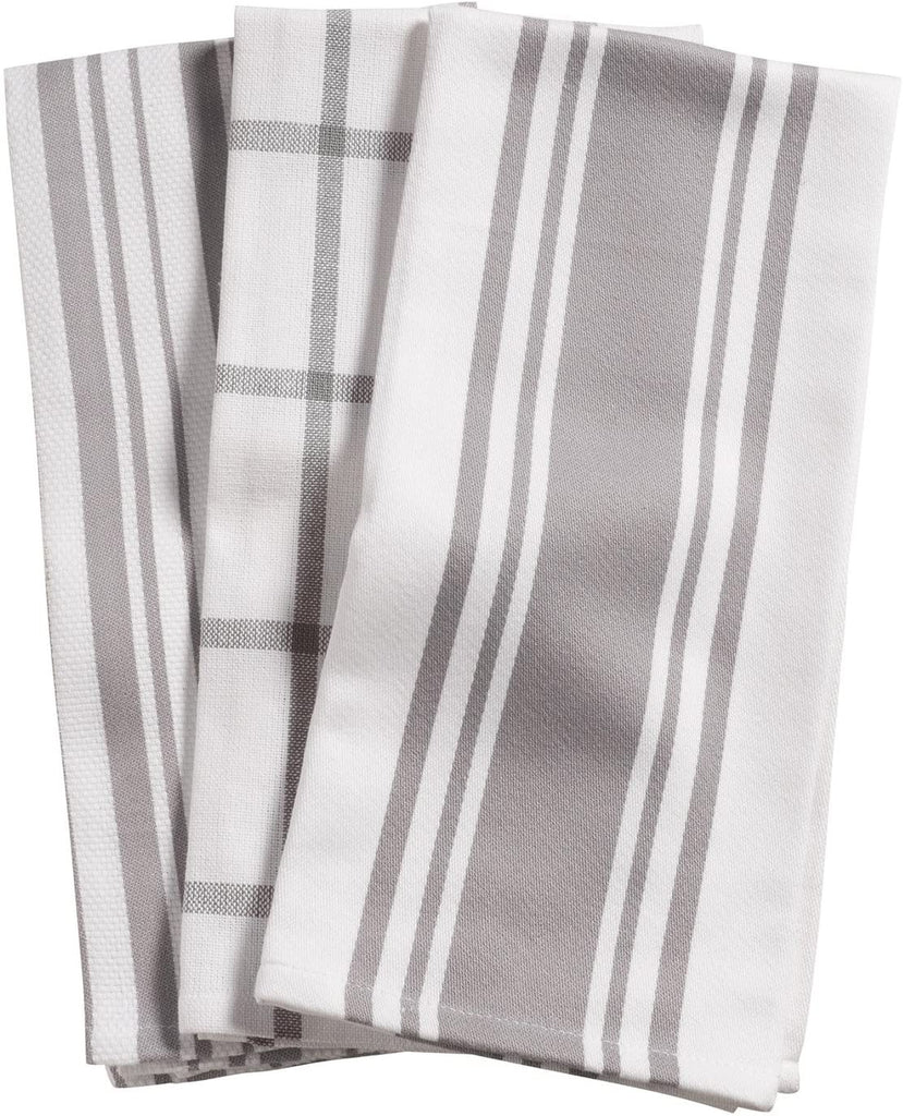 KAF Home Drizzle Center Band Towel Set of 3