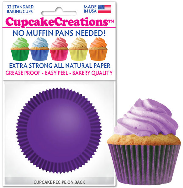 Siege Cupcake Creations Purple Baking Cups