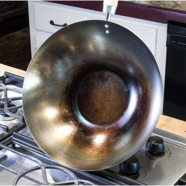 Helen's 12" Carbon Steel Stir Fry Pan