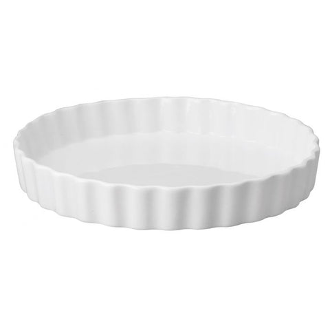 HIC 10" Porcelain Round Quiche Dish