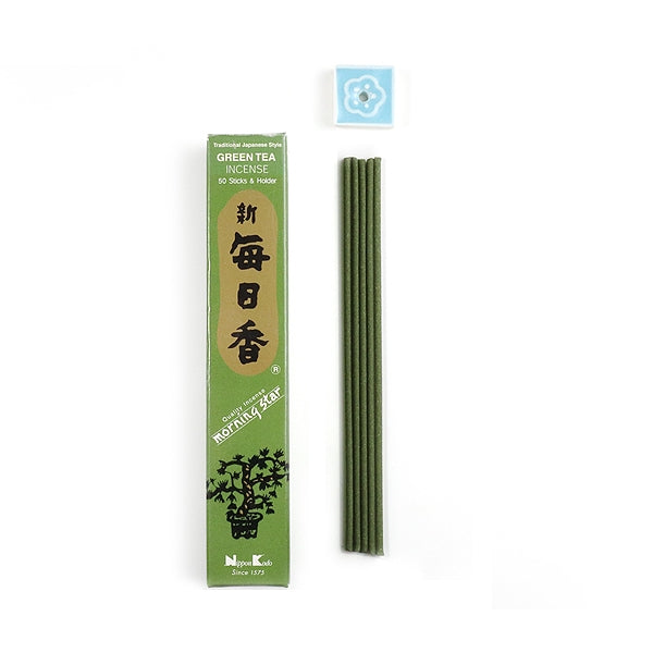 Nippon Kodo Green Tea Incense Sticks 50 Count