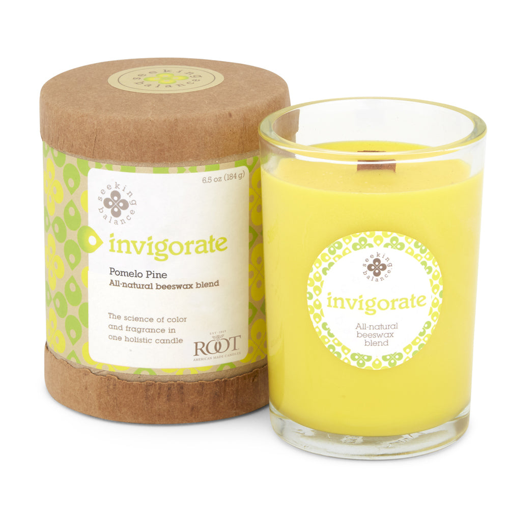 Root Seeking Balance Invigorate Pomelo Pine Jar Candle