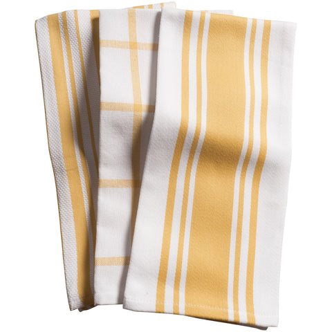 KAF Home Honey Center Band Towel Set of 3