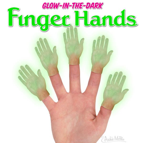 Glow in the Dark Hand Finger Puppet