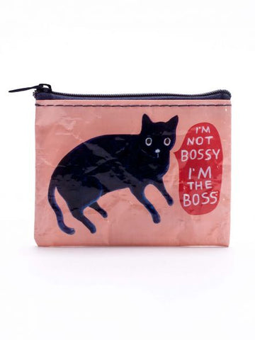Blue Q Coin Purse I'm Not Bossy. I'm The Boss.
