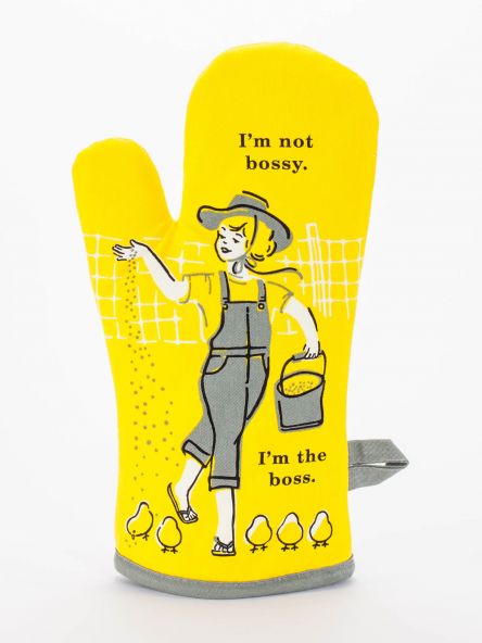 Blue Q Oven Mitt I'm Not Bossy. I'm The Boss.
