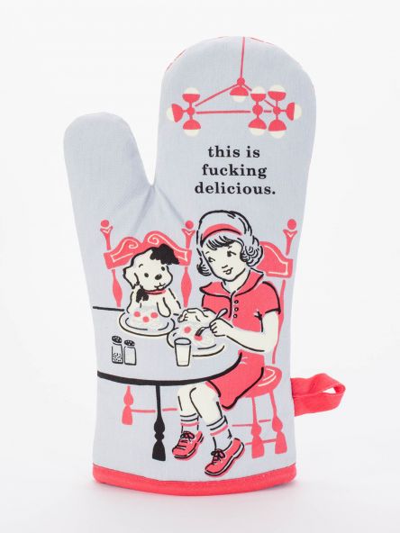 Blue Q Oven Mitt This Is Fucking Delicious