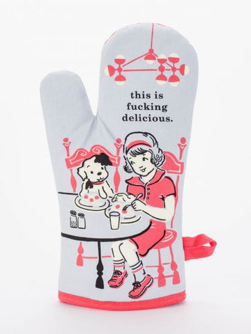 Blue Q Oven Mitt This Is Fucking Delicious