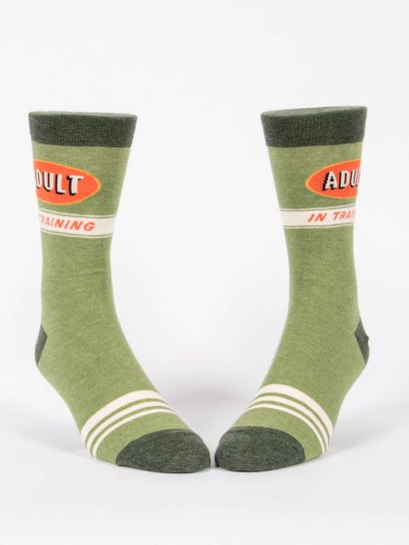 Blue Q Men's Crew Socks Adult In Training