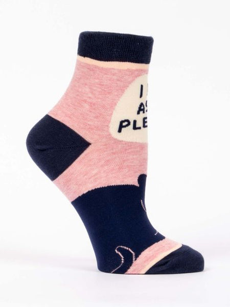 Blue Q Women's Ankle Socks I Do As I Please