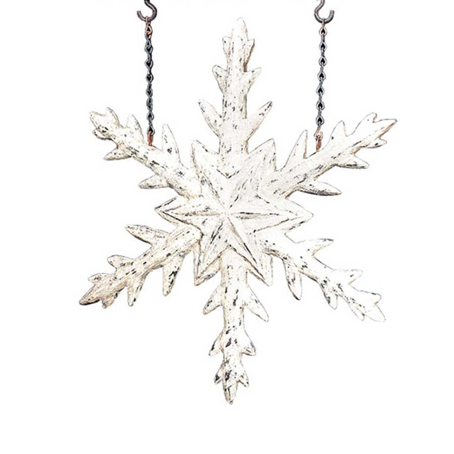 K & K Interiors Snowflake Hanging Ornament