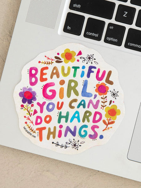 Natural Life Sticker Beautiful Girl