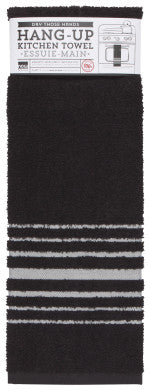 Now Designs Black Hang-Up Towel