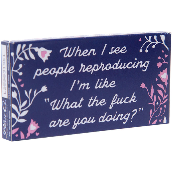 Blue Q Gum Reproducing