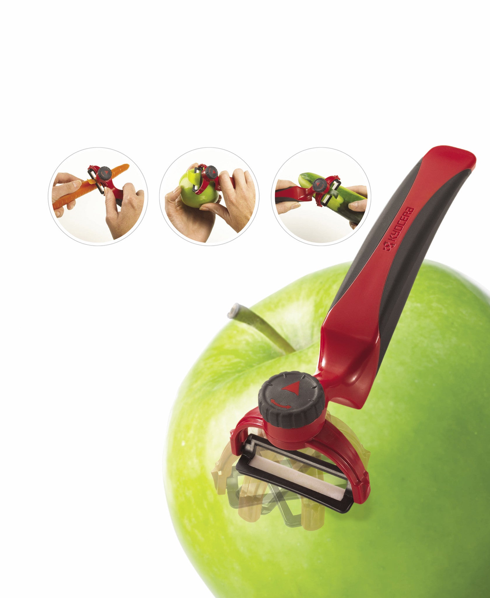 Kyocera Red Perfect Peeler – Simple Tidings & Kitchen
