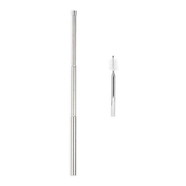 Kikkerland Travel Straw Set