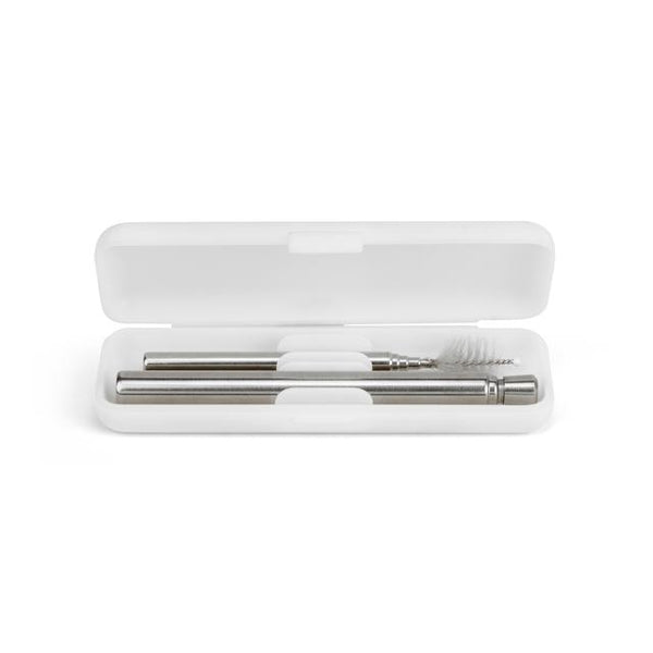 Kikkerland Travel Straw Set