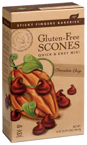 Sticky Fingers Bakery Gluten Free Scone Mix Chocolate Chip